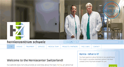 Desktop Screenshot of hernienzentrum.ch