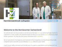 Tablet Screenshot of hernienzentrum.ch